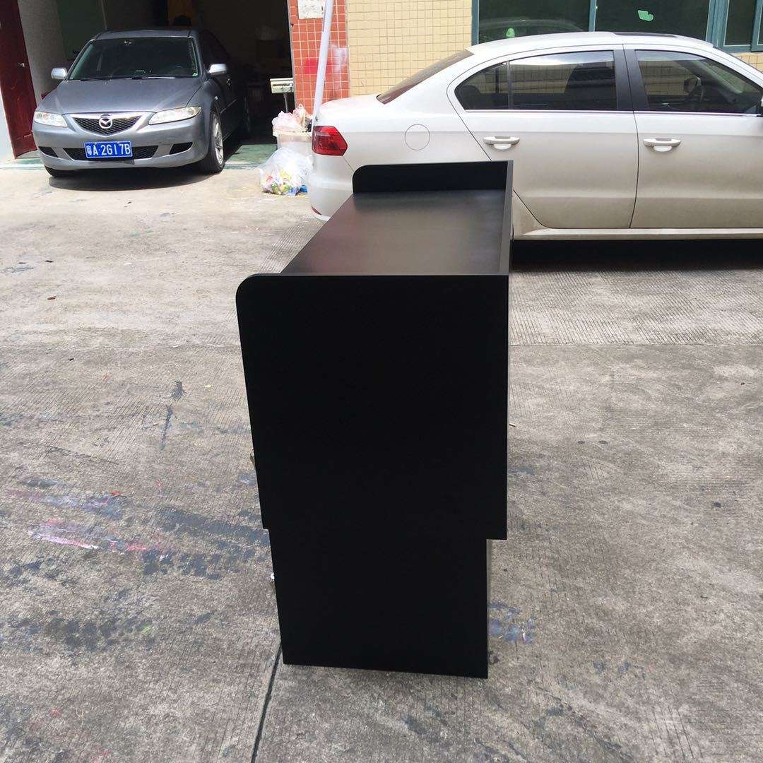 不锈钢前台接待台金属咨询迎宾收银台吧台办公室柜台前台办公桌