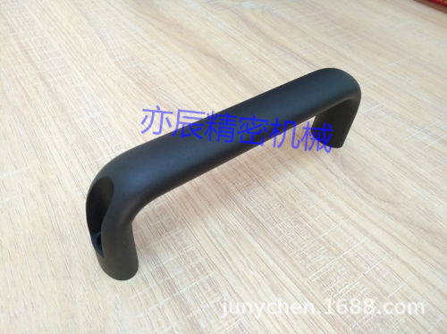 铝合金椭圆型拉手直径26孔距132mm高度55mmM6机箱机柜门把手