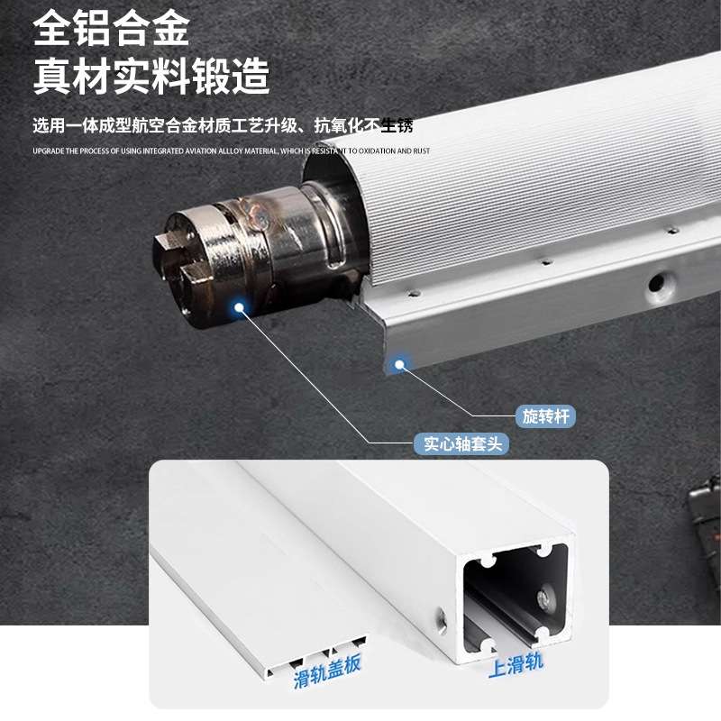 折叠翻转魔术门旋转门天地轴吊滑轮轨道内外双开推拉滑轨五金配件