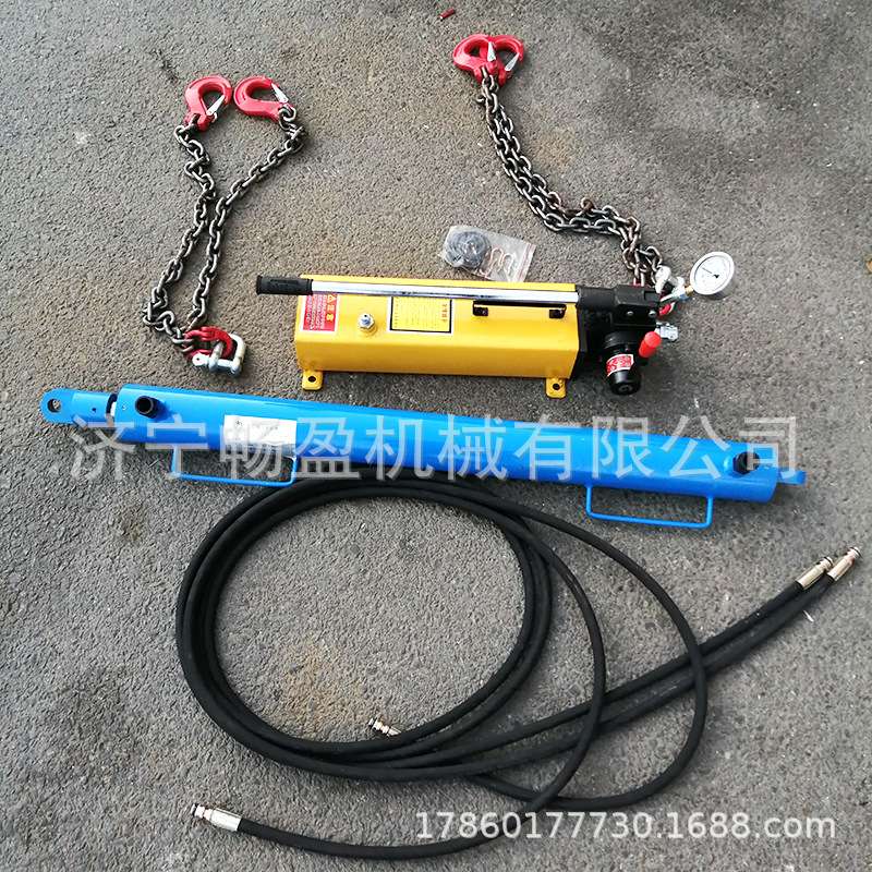 液压 矿用YJLQ-1刮板机紧链器 10T煤矿溜子 气动手动紧链器