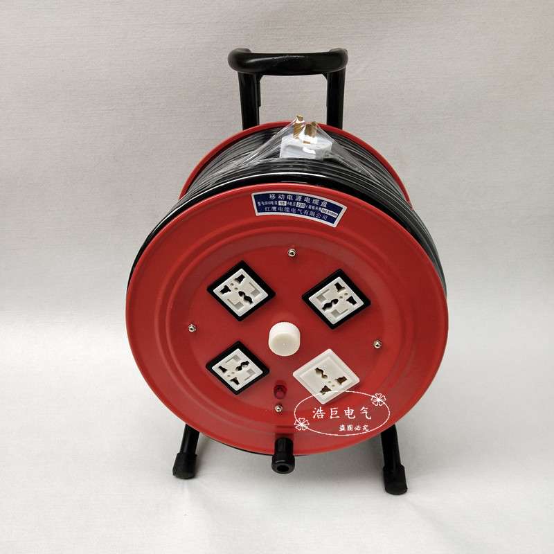 电源卷线盘LBD-YDX 3*4㎡移动线缆盘30M 50M拖线盘220V380V