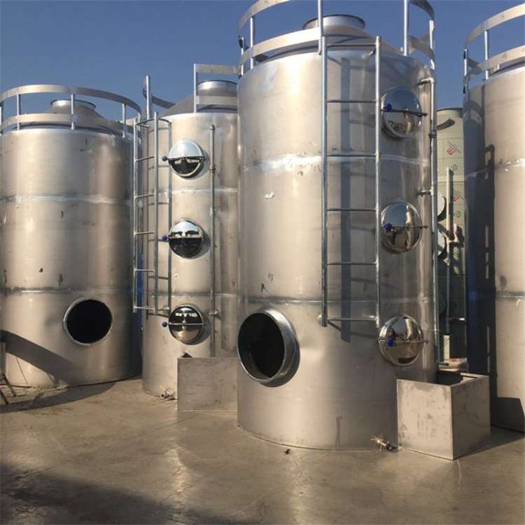 台州不锈钢净化塔厂家供应废气水洗塔溧水喷漆水洗塔印染厂洗涤塔