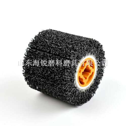 黑金刚拉丝轮十字胶芯拉丝金属拉丝飞翼轮耐磨百洁布拉丝轮