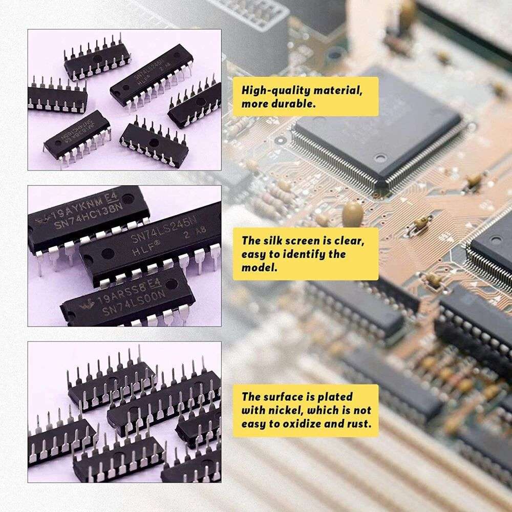 40Pcs 20种74HCxx和74LSxx系列肖特基逻辑IC系列移位输出寄存器IC