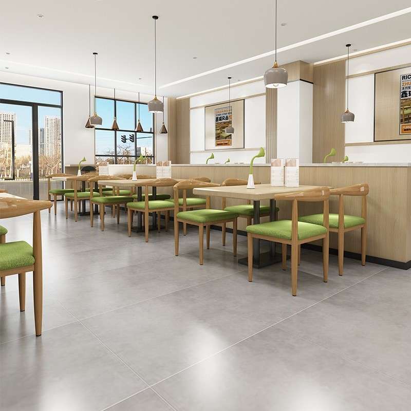 北欧简约铁艺牛角椅大号餐椅家用餐厅靠背椅子饭店餐馆火锅店桌椅