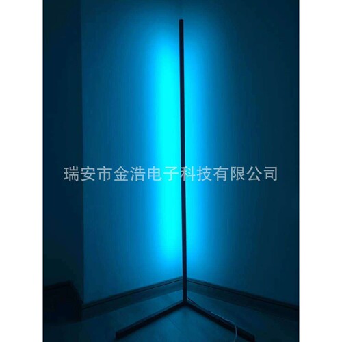 网红LED直角墙角灯直播灯氛围灯简约大方家居卧室落地线条灯