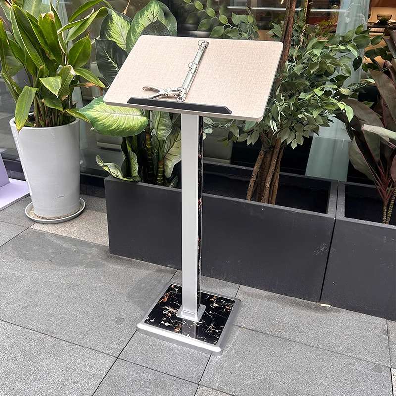 餐厅门口立式活页展架菜单展示牌翻页展示架售楼处合同架公示架子