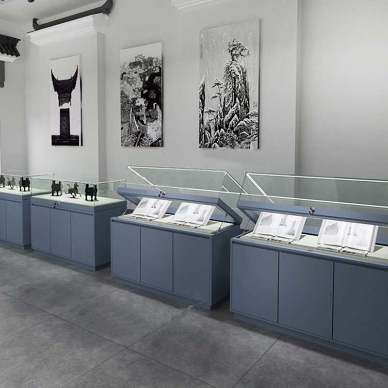 博物馆文物展示柜台字画古玩玉器玻璃展柜样品产品工艺品陈列柜台