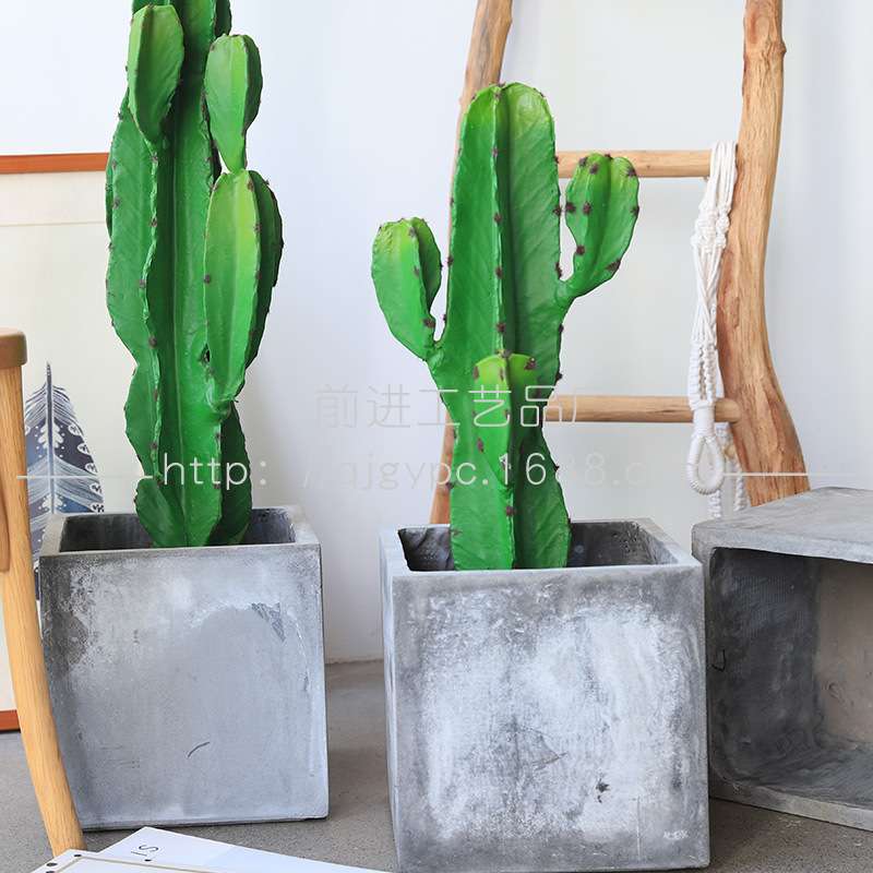 PU量天尺仙人掌多叉仙人掌仿真热带沙漠绿植盆栽橱窗装饰假仙人掌
