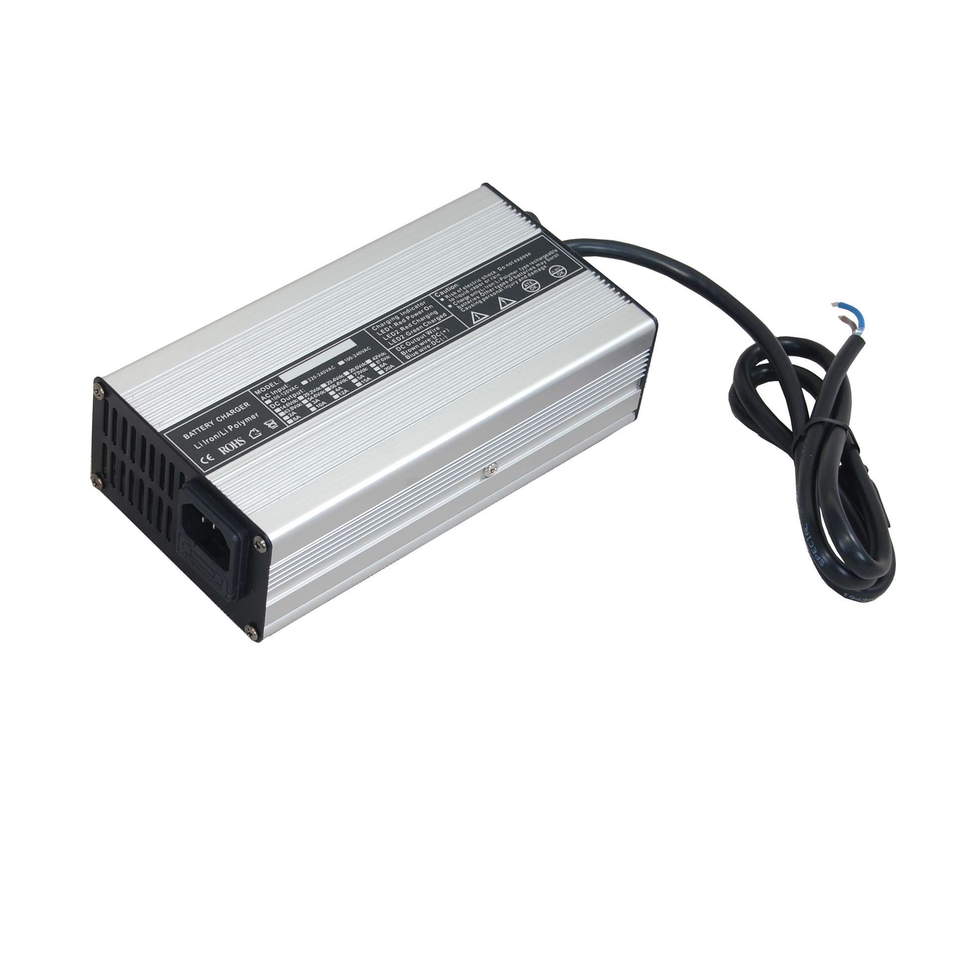 高品质智能锂离子 电动平衡车充电器 12V6A 24V3A 48V2A