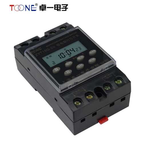 供应220v 2路多路微电脑时控开关 时间控制器ZYT16G-2A定时器开关