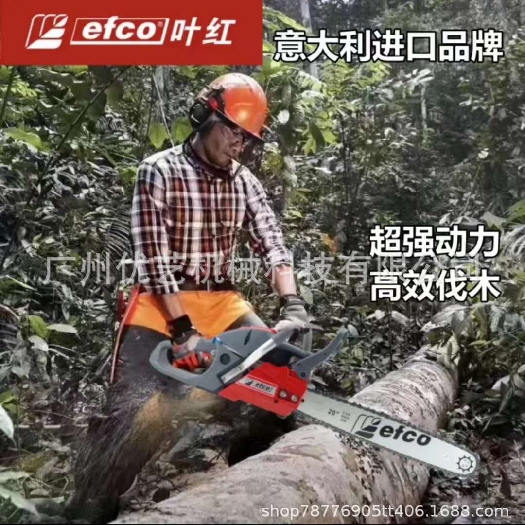 叶红意大利进口5800油锯家用大功率汽油锯省油耐用专业链条伐木锯