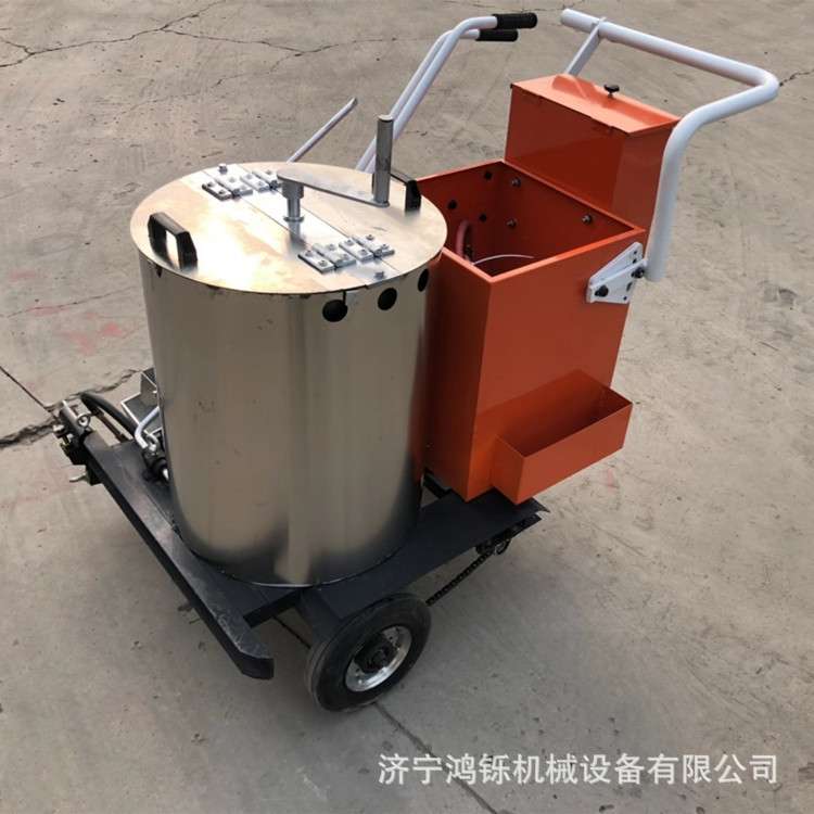 双喷液压划线机 汽油道路冷喷标线车 小型单头路面划线机