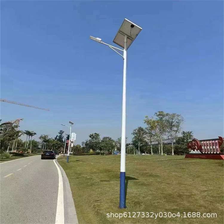 新农村建设节能7米50WLED太阳能路灯可定户外道路照明灯厂家直供