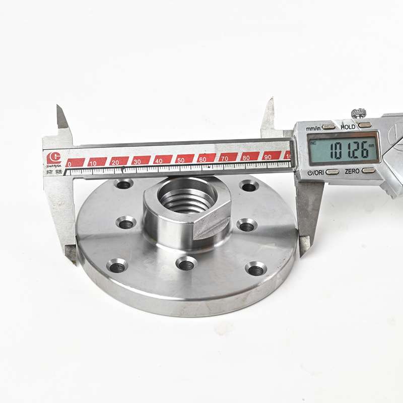 木工车床 4" 主轴花盘法兰盘 中心孔螺纹18mm