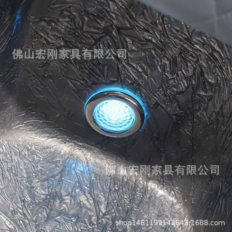 美甲沙发沐足椅美睫纹绣美脚美足躺椅按摩床电动足疗足浴沙发spa