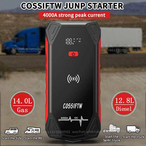 Manufacturer Car Battery Charger Power Bank Car Jump Starter