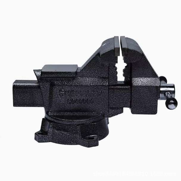 钢盾S040005重型台虎钳工业级台钳子工作台多功能夹具平口虎钳6寸