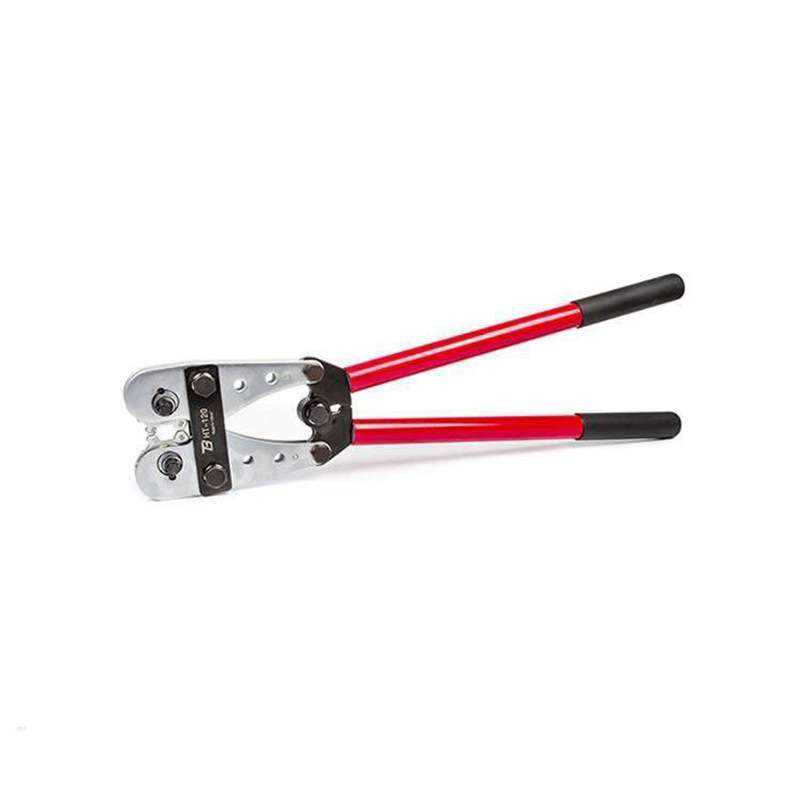 电力施工HT-120机械式压接钳多用途铜铝端子压线钳便携手动压管钳