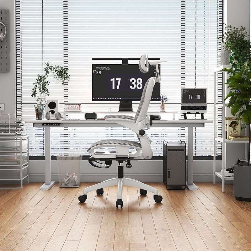人体工学椅家用电脑椅子办公职员会议椅子可躺镂空坐垫3D头枕