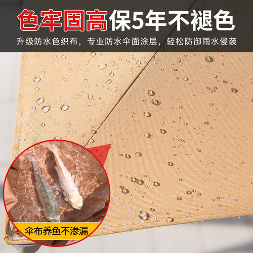 莫家户外伞七字大伞室外遮阳伞别墅庭院大遮阳伞高端铝合金罗马伞