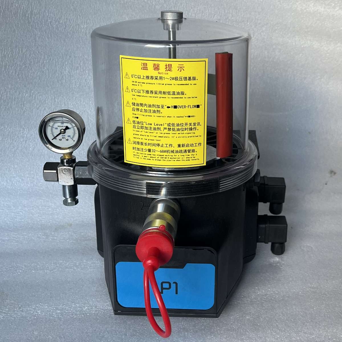 LB多点电动油脂润滑泵注塞泵集中润滑装置三一重工车载干油泵