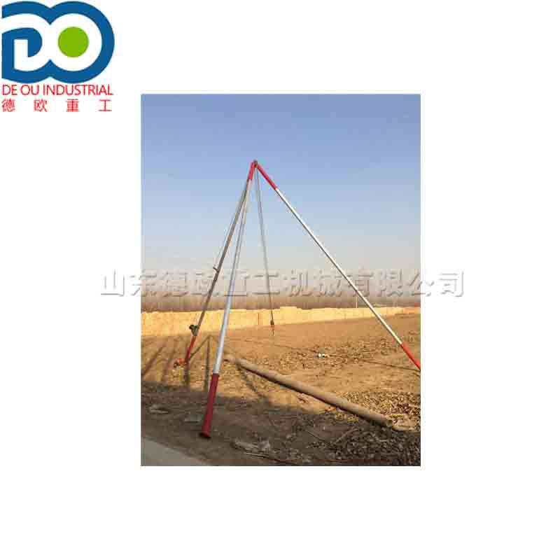 三脚架立杆机 电线杆子水泥杆抱杆机 铝合金框式起吊机厂家供应