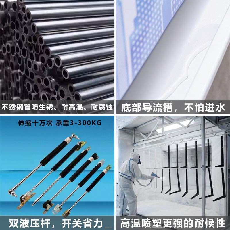 小区广场户外警示告示栏公园长廊不锈钢宣传栏公告栏灯箱广告牌