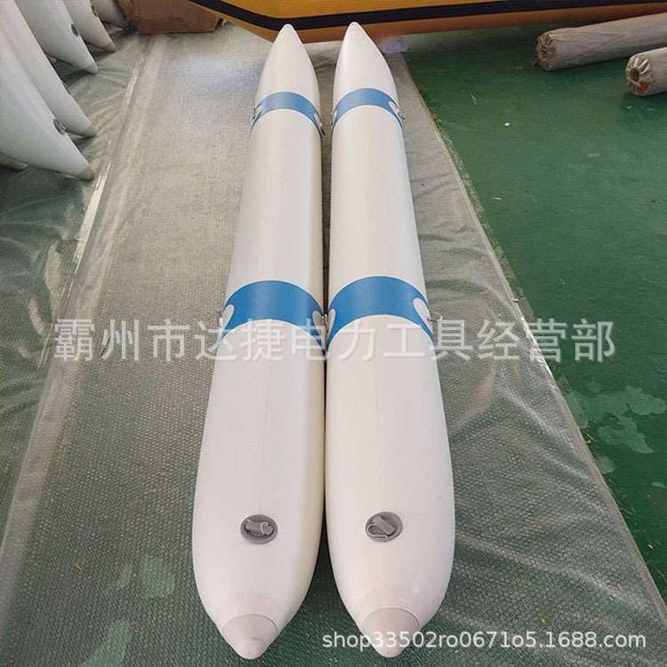 双人自行车充气式浮筒 户外休闲水上脚踏车 双气室防撞加厚气囊船