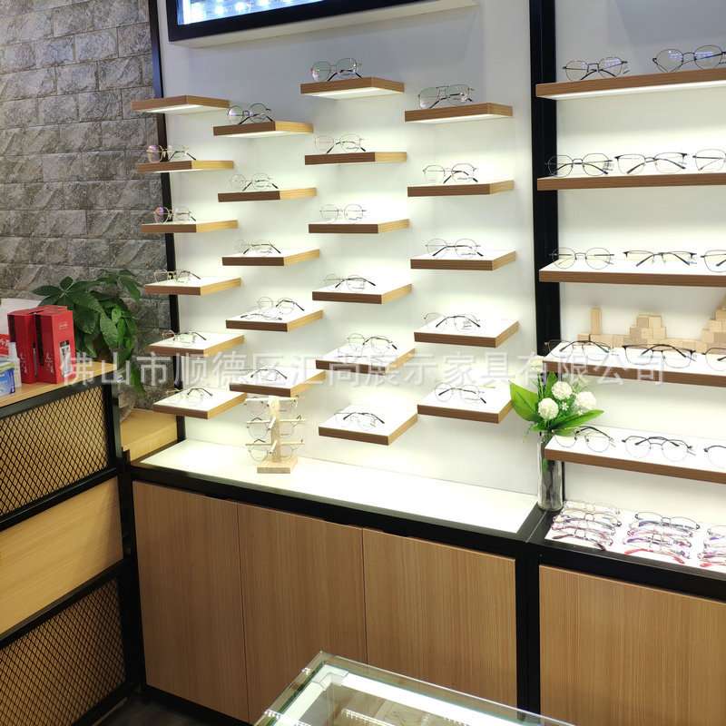 眼镜展示架 太阳镜墨镜展示柜眼镜中岛柜陈列柜开放式眼镜店货架