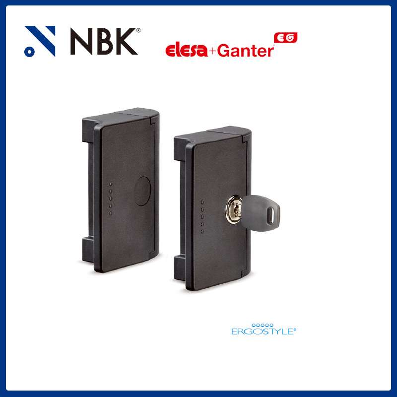 NBK ELESA ESC 带门锁手柄 带或不带内置锁 高科技聚合体 零配件