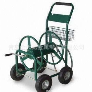 小型水管花园车 家用洗车浇花工具车 家用可移动园林水管绕管器