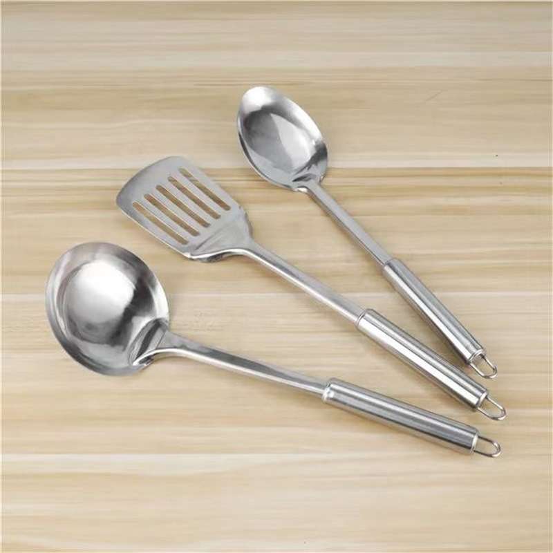 不锈钢锅具厨具套装十五件套加厚厨房专用炒菜勺汤锅煎锅锅铲家用