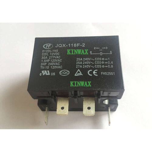 HF116F-3/012DA-2HT两组常开25A法兰安装继电器