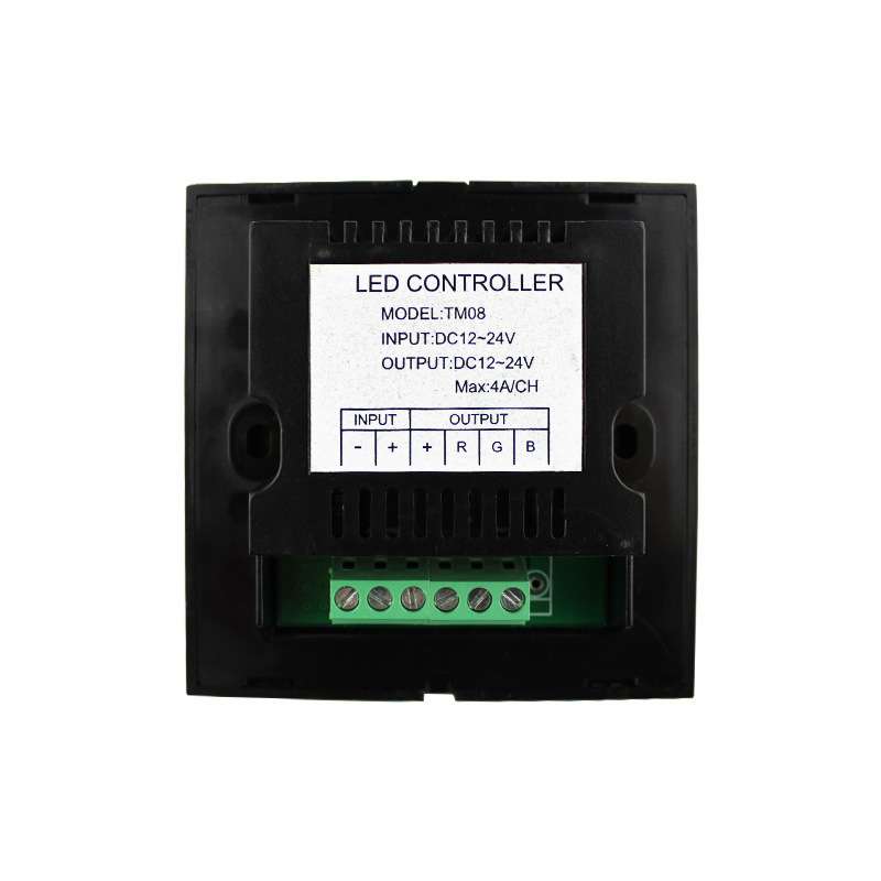 LED面板控制器 86墙体开关 RGB灯带灯条触摸面板调光器 艾品