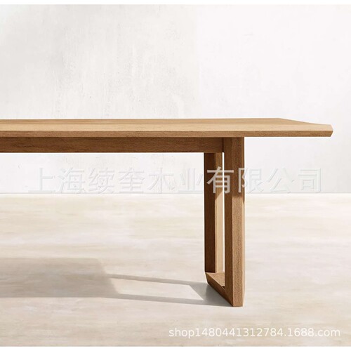 RH美式实木长餐桌椅家具民宿设计师外贸出口跨境电商亚马逊供应商