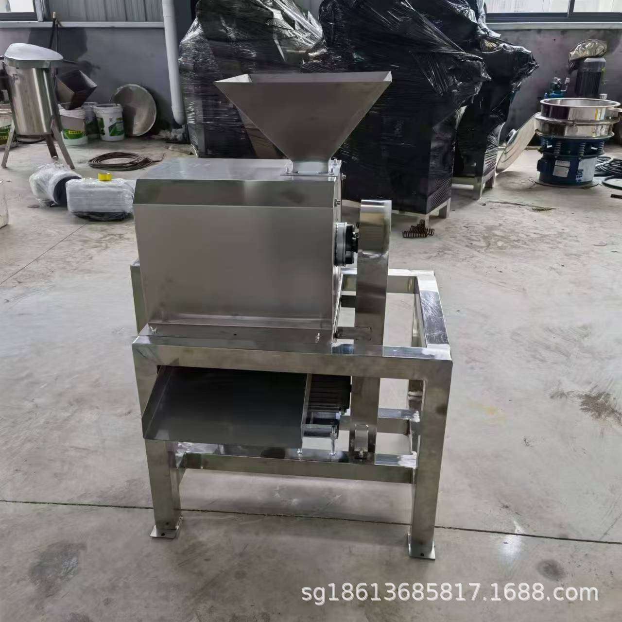 红枣打浆机 多功能去皮去籽打浆设备 大型沙棘番茄蓝莓果浆机