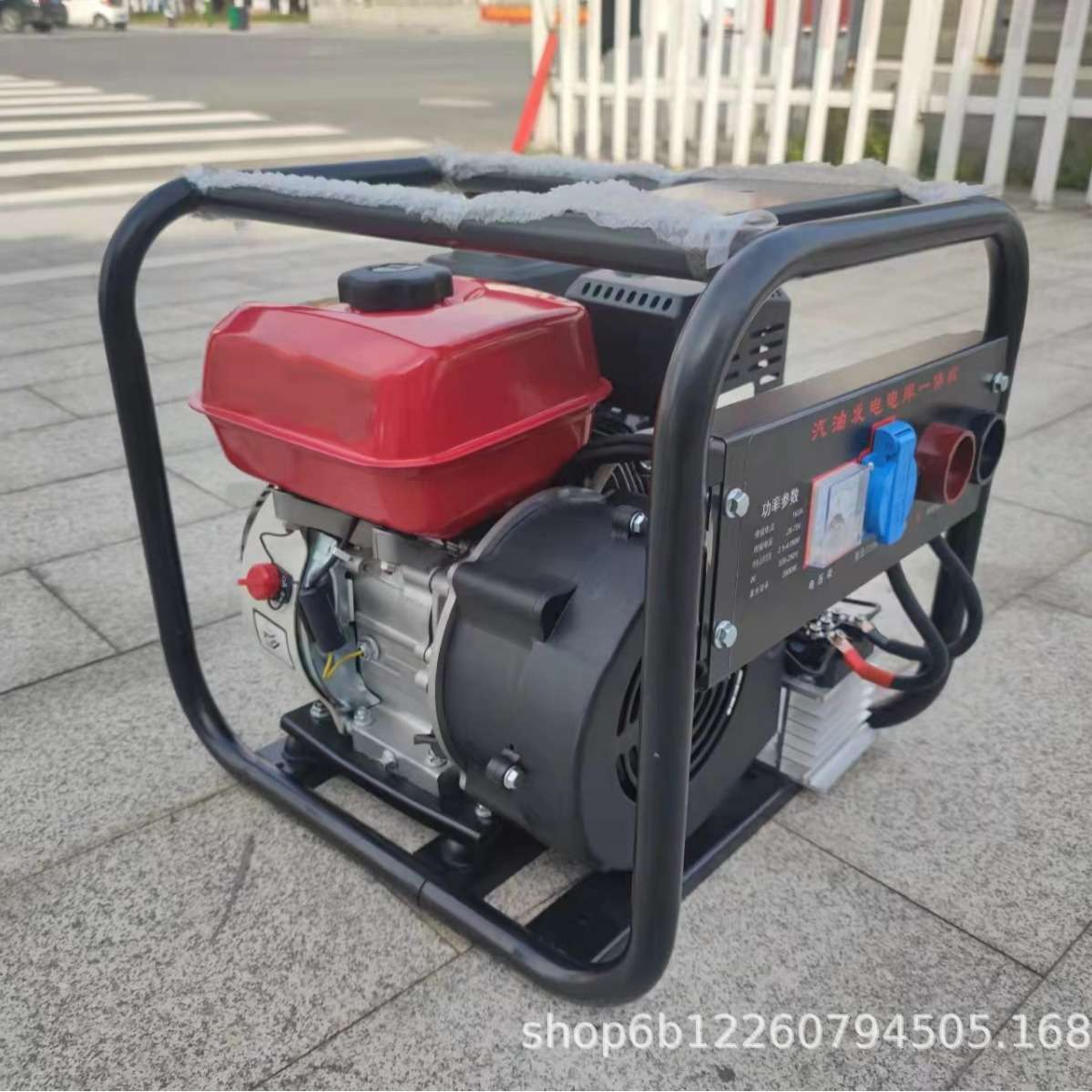 外贸出口汽油发电电焊一体机 焊接电流160A 2KW 直流220V 工地施
