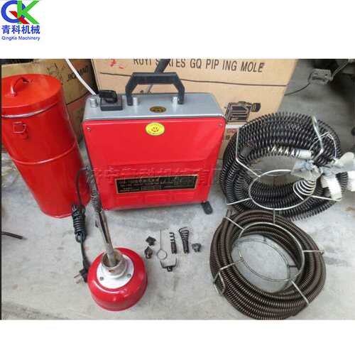 150型管道清洗机 电动管道内壁疏通机 电厂凝结器疏通清洁机器