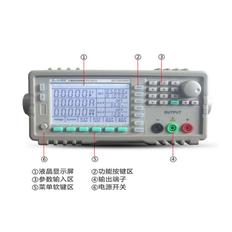 faith费思FTL6003可编程线性可调直流稳压电源60V/3A/180W