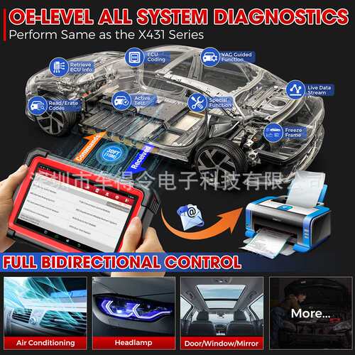 LAUNCH X431 CRP919E BT 元征汽车故障诊断解码仪海外配置外贸版
