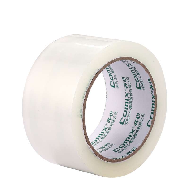 齐心 JT5508-6 封箱胶带55mm*80y*50um(6卷/筒) 高透明