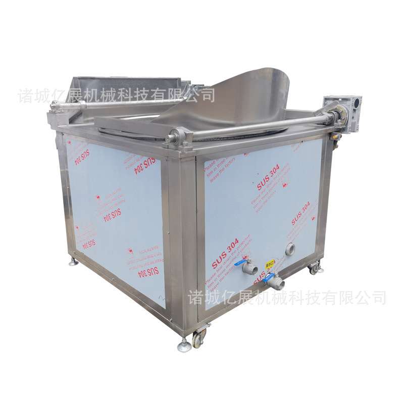 全自动小龙虾油炸机控温型小麻花机器皮皮虾油炸流水线