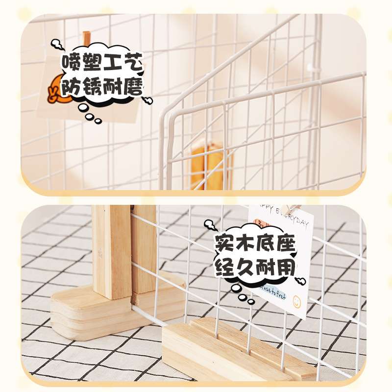 木质支架展示架桌面装饰实木创意可爱照片夹幼儿园美工区作品架子