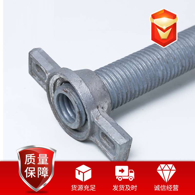 工厂 出售建筑丝杠 脚手架钢管支撑实心空心顶托 现货顶托丝杠