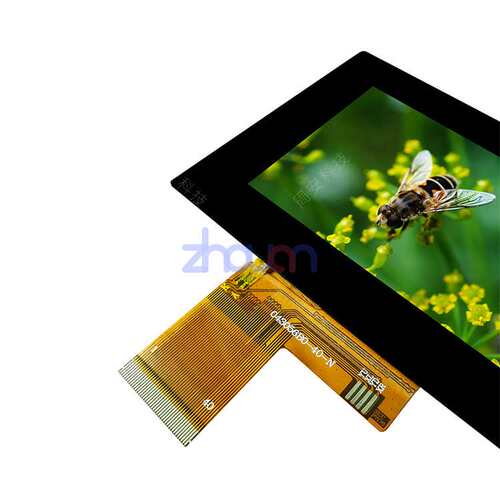 4.3寸液晶屏触摸屏总成480*272RGB40PIN 4.3寸串口屏工控屏家电屏