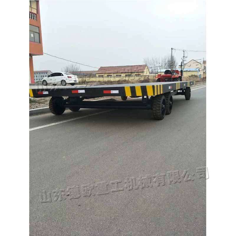 码头集装箱用平板车 货车牵引式平板拖车 物流运输用半挂车