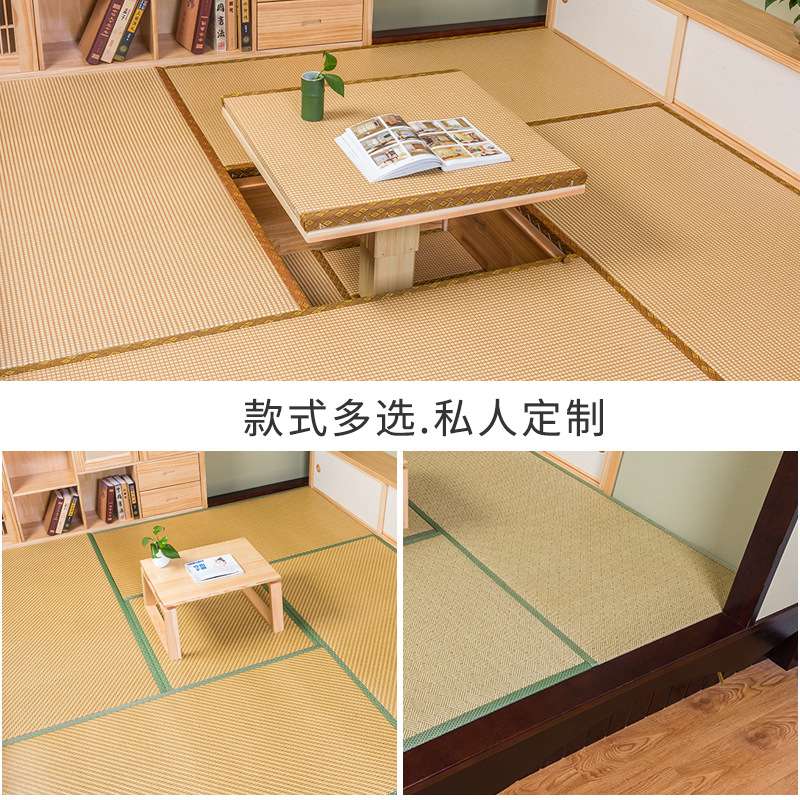 日式榻榻米垫子卧室家用床垫炕垫塌塌米地垫踏踏米椰棕垫蔺草透气