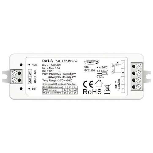 12-48VDC 1路*8A DIM DALI恒压控制器(DT6) DA1-S
