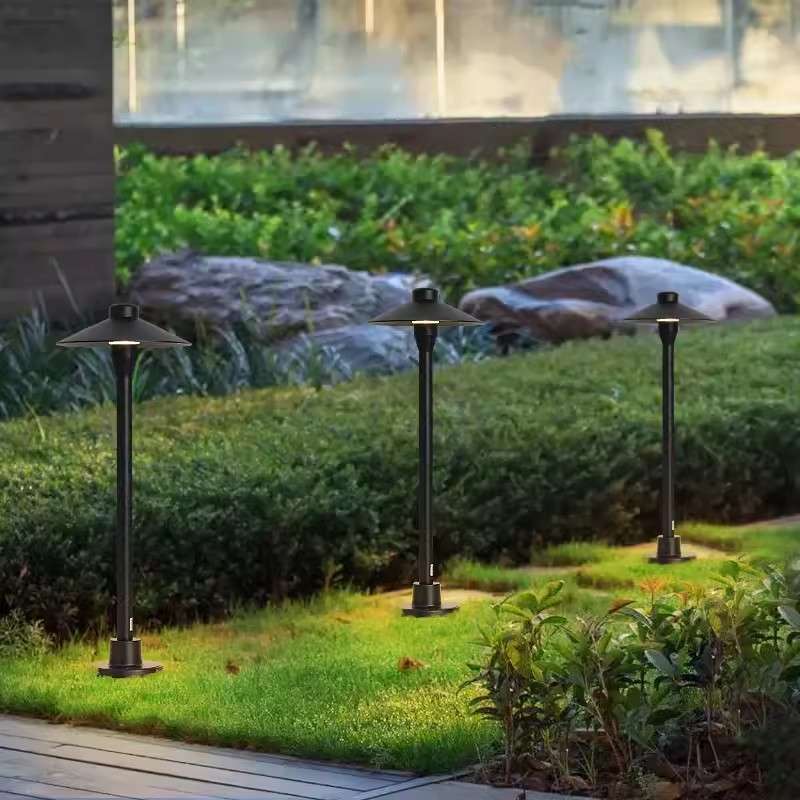 雨伞草坪灯户外庭院灯室外简约别墅花园景观灯地插磨菇灯草地灯图片